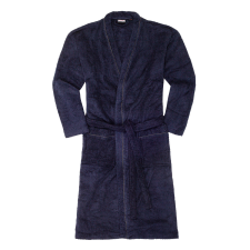 Adamo férfi fürdőköpeny 149011 frottír kétoldalas oversized, 4XL Sötétkék lakástextília