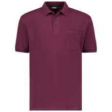 Adamo férfi póló póló 139311 oversize, 3XL Bordeaux