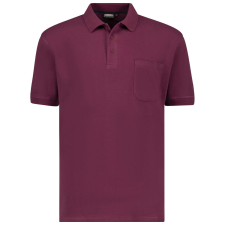 Adamo férfi póló póló KENO oversize, 6XL Bordeaux férfi póló