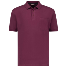 Adamo férfi póló póló KENO oversize, 7XL Bordeaux férfi póló