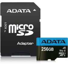 ADATA 256GB microSDXC Premier UHS-I Class10 V10 A1 + adapterrel memóriakártya