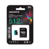 ADATA 512GB Premier Pro microSDHC UHS-I CL10 Memóriakártya + Adapter