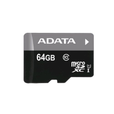 ADATA 64GB microSDXC ADATA CL10 + adapter (AUSDX64GUICL10-RA1) memóriakártya