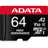 ADATA AUSDX64GUI3V30SHA2-RA1 memóriakártya 64 GB MicroSDXC UHS-I Class 10 (AUSDX64GUI3V30SHA2-RA1)