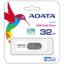 ADATA Pen Drive 32GB ADATA UV220 USB 2.0 White/Gray (AUV220-32G-RWHGY) (AUV220-32G-RWHGY) pendrive