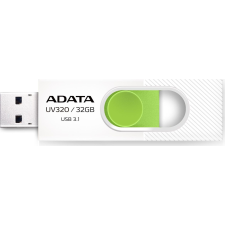 ADATA Pendrive 32GB Adata UV320 USB 3.0 fehér-zöld (AUV320-32G-RWHGN) pendrive