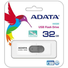 ADATA Pendrive, 32GB, USB 2.0, ADATA "UV220", fehér pendrive