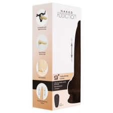 Addiction Naked Addiction Thrusting 9 - rádiós, lökő vibrátor - natúr (23cm) vibrátorok