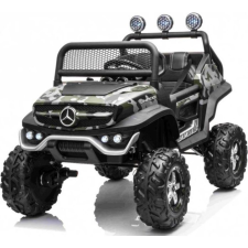 Adel Ramiz Mercedes Benz Unimog Elektromos autó - Fekete (PA.JL199.CAMO) elektromos járgány