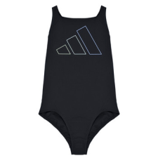 Adidas 1 részes fürdőruhák BIG BARS SUIT G Fekete 3 / 4 éves gyerek fürdőruha