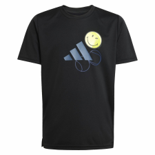 Adidas B Smi Tee JN4288 Gyerek Póló Fekete 128 gyerek póló