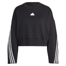 Adidas Blúz W Fi 3s Crew IB8494 Nők Fekete M női pulóver, kardigán