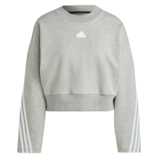 Adidas blúz W Fi 3s Crew IB8496 női szürke S