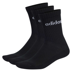 Adidas C Lin Crew 3p zokni IC1301 férfi fekete XS