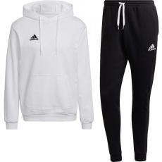 Adidas Entrada 22 pamut férfi melegítőruha, fehér/fekete, 2XL