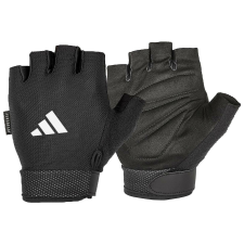 Adidas Essential Állítható Légáteresztő Sport Védőkesztyű M - Fekete (ADGB-12424-NL) védőkesztyű