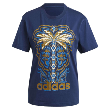 Adidas Farm Gfx Tee IV9758 női póló, kék XXS női póló