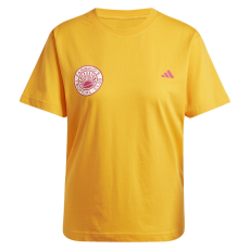 Adidas Farm Gfx Tee JD6293 női póló sárga M
