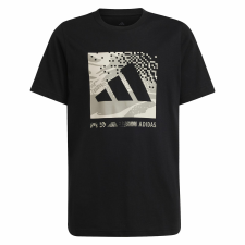 Adidas J Camo Logo Tee JD4643 Gyerek Póló Fekete 164 gyerek póló
