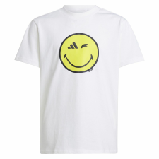 Adidas J Smi Tee JJ3071 Gyerek Fehér 128 Póló gyerek póló