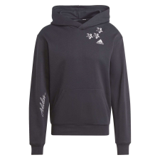 Adidas Kapucnis felső Adidas Bl Fl Hd Q3 Fl HY1287 Férfi Fekete XL férfi pulóver, kardigán