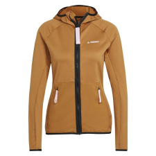 Adidas Kapucnis felső Adidas W Txfloocelt Hj GQ4261 női Bézs XS női pulóver, kardigán