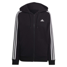 Adidas kapucnis pulóver W 3s FT Fz R Hd IC8769 Nők Fekete S női pulóver, kardigán