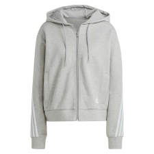 Adidas kapucnis pulóver W Fi 3s Fz IB8511 - nők Szürke L női pulóver, kardigán