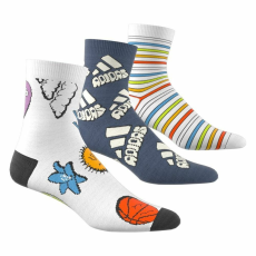 Adidas Lk Bubbles 3pp Zokni IW1113 Gyerek Többszínű XS