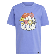 Adidas Lk Fun Tee JI6692 Gyerek Póló Kék 110