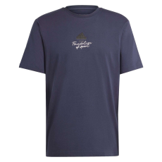 Adidas M Bl Sig T póló IW2673 férfi sötétkék L