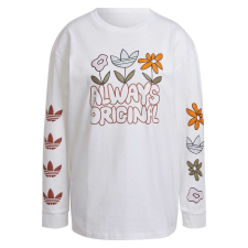 Adidas Melegítő felső Adidas grafikus Ls HF2013 női Fehér 34 női pulóver, kardigán