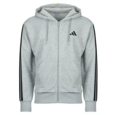 Adidas Melegítő kabátok Essentials 3-Stripes French Terry Full-Zip Hoodie Szürke EU M