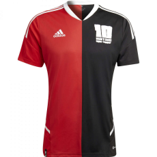 Adidas Messi póló gyerekeknek, piros/fekete, 176
