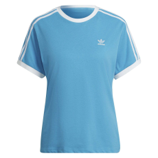 Adidas Poló Adidas 3 csíkos póló HC1963 női Bleu 38