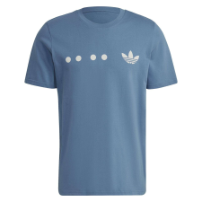Adidas Póló Adidas Logo Ss T HK2767 Férfi Kék XL férfi póló