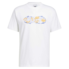 Adidas Poló Adidas virágos lineáris T HC2106 Férfi Fehér XL férfi póló