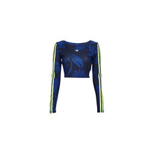 Adidas Pulóverek FARM CROP LS Kék EU L női pulóver, kardigán