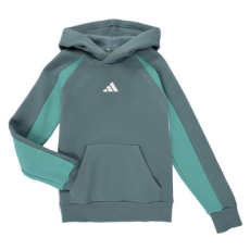Adidas Pulóverek Seasonal Essentials Colorblock Fleece Hoodie Kids Zöld 7 / 8 éves