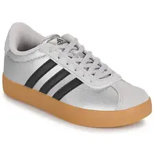 Adidas Rövid szárú edzőcipők VL COURT 3.0 K Ezüst 32 gyerek cipő