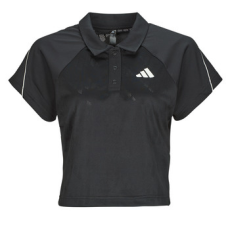 Adidas Rövid ujjú galléros pólók Stadium 3-Stripes Tennis Inspired Jacquard Polo Shirt T-Shirt Fekete EU S