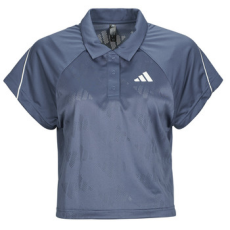 Adidas Rövid ujjú galléros pólók Stadium 3-Stripes Tennis Inspired Jacquard Polo Shirt T-Shirt Kék EU S