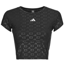 Adidas Rövid ujjú pólók Hyperglam Training Emboss T-Shirt Fekete EU M női póló