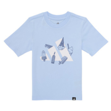 Adidas Rövid ujjú pólók JI6679 Kék 7 / 8 éves