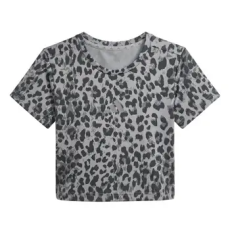 Adidas Rövid ujjú pólók SEASONAL ANIMAL PRINT SPORT T-SHIRT Szürke 9 / 10 éves