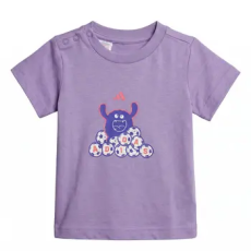 Adidas Rövid ujjú pólók TIRO_NSTERS GRAPHIC T-SHIRT INFANT Lila 6 / 9 hónapos