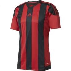 Adidas Striped 15 férfi póló, piros/fekete, S