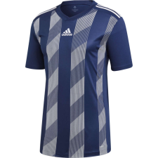 Adidas Striped 19 férfi póló, sötétkék/fehér, S férfi póló
