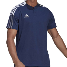 Adidas Tiro 21 Polo férfi póló, sötétkék, S
