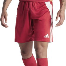 Adidas Tiro 24 férfi edzőnadrág, piros/fehér, M férfi rövidnadrág